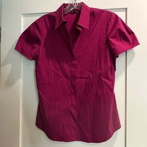 Women’s Theory Short Sleeve Button Down - Sz M